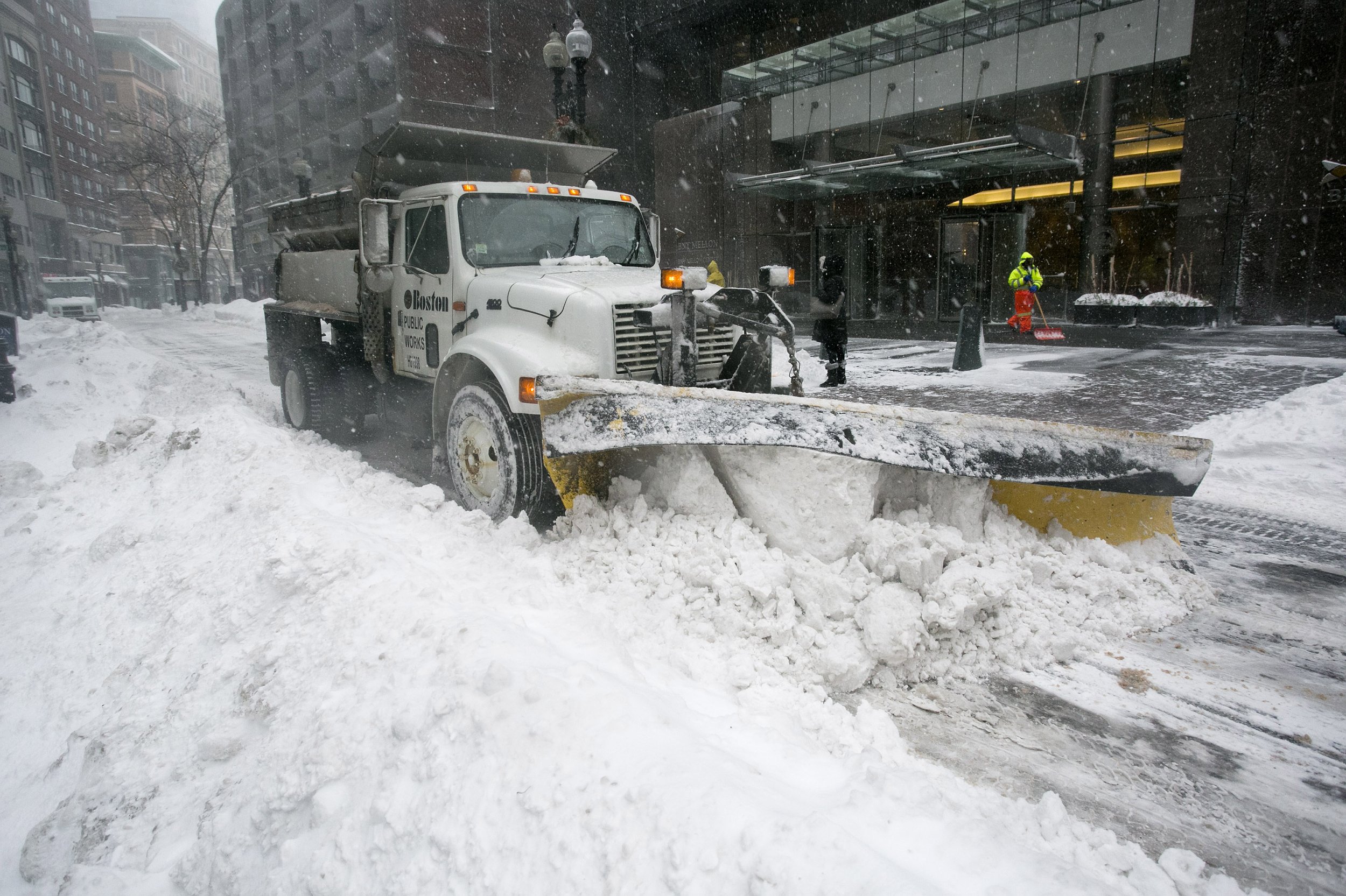 Pornhub Hired Trucks To Plow Snow For Free During Winter Storm Stella |  IBTimes