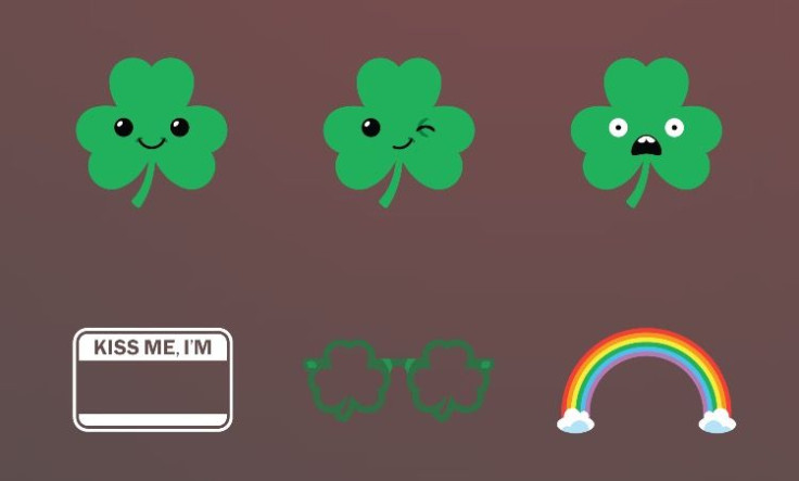 Instagram st.patty's stickers