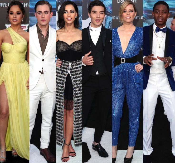 Becky G, Dacre Montgomery, Naomi Scott, Ludi Lin, Elizabeth Banks, RJ Cyler 