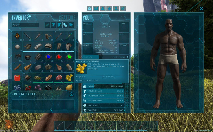 'Ark: Survival Evolved' ui update