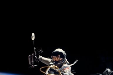 Nasa astronaut in space