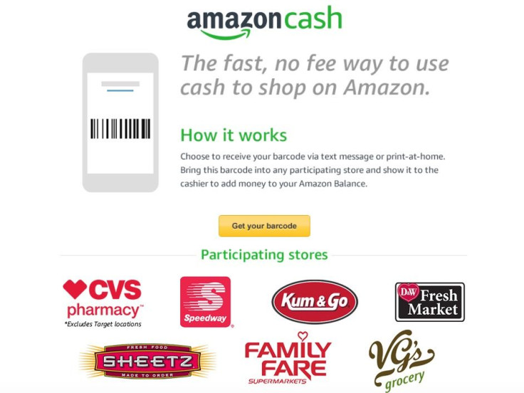how to use amazon cash make purchases without using credit gift card how to get barcode retailers