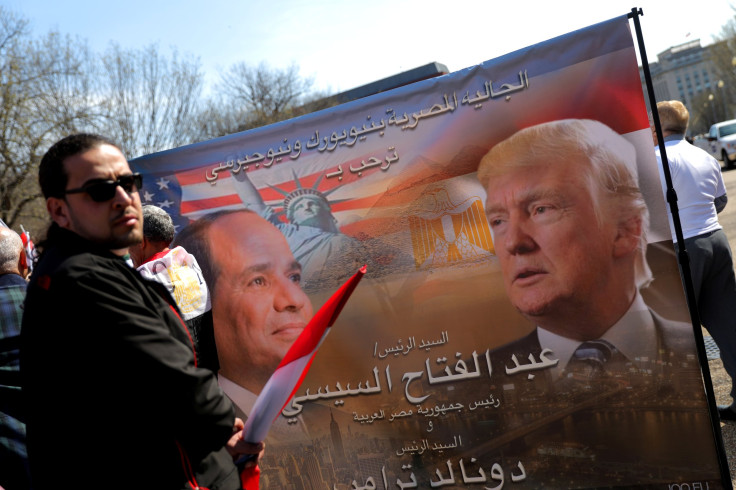 Trump and Fattah al-Sisi