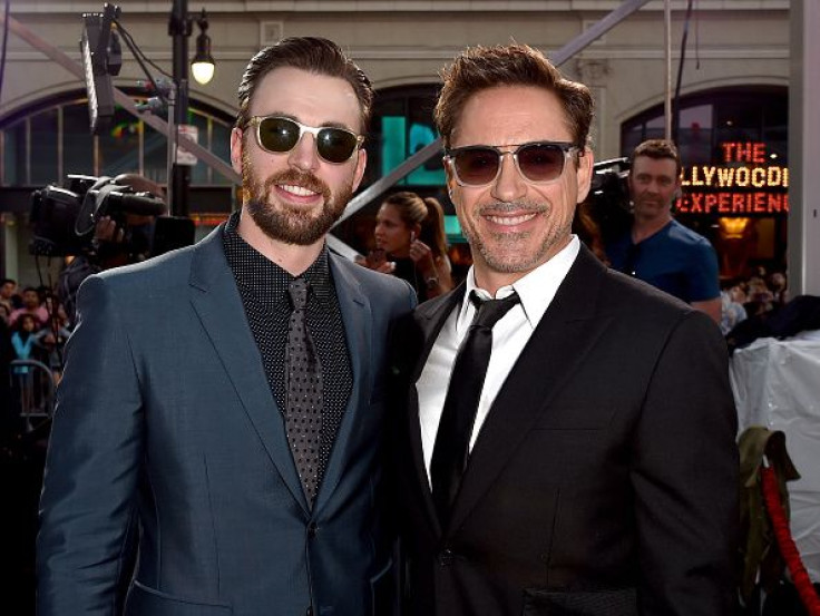 Chris Evans and Robert Downey Jr