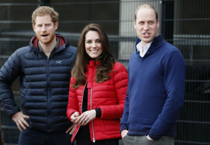 Prince Harry, Catherine, Duchess of Cambridge and William, Duke of Cambridge