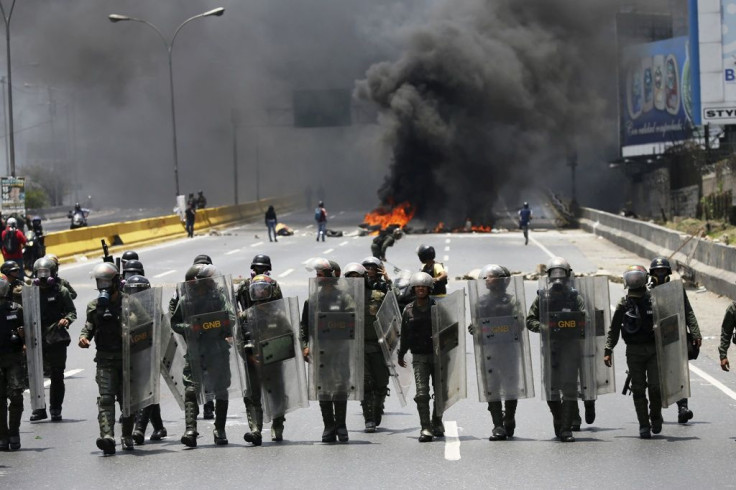 Venezuela riot police