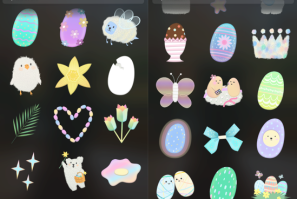 Snapchat Easter stickers