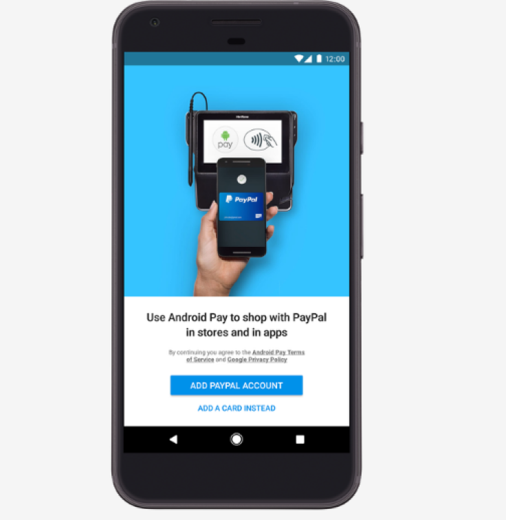Google android pay paypal