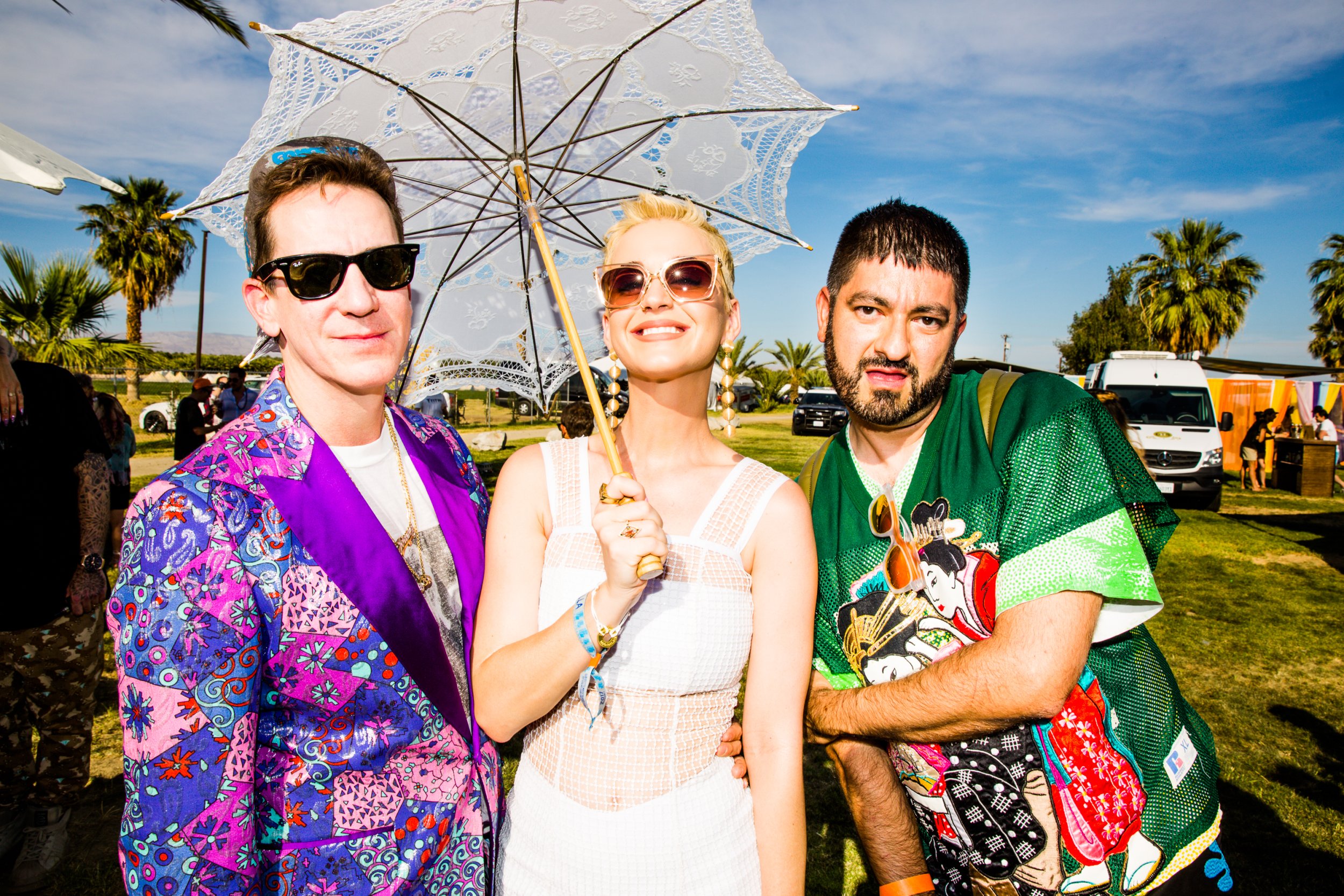 Katy Perry, Jeremy Scott and Pablo Olea 