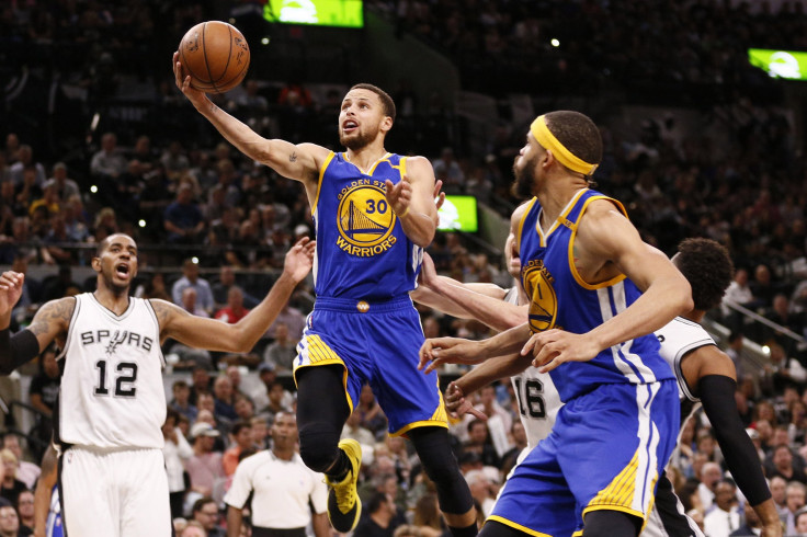 Stephen Curry Spurs Warriors