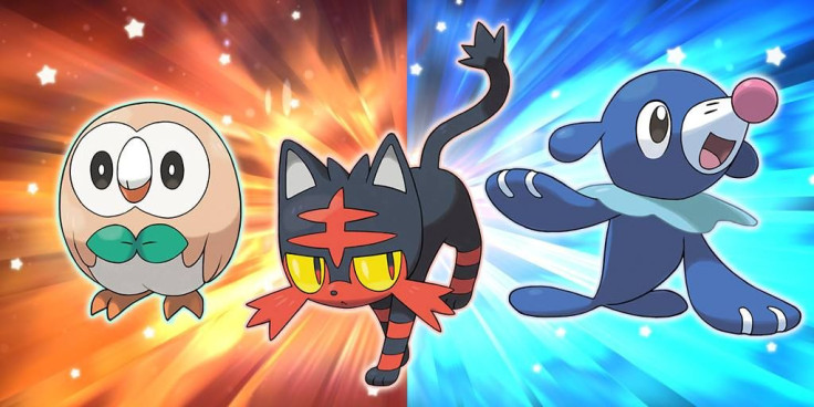 'Pokémon Sun And Moon' starters