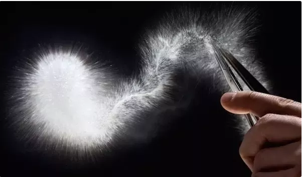 2 fine glass dust