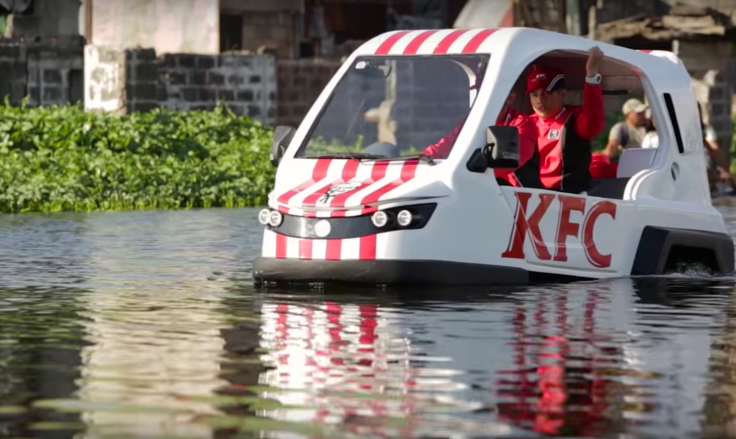 KFC delivers food by water