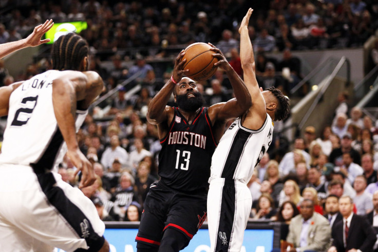 James Harden Rockets Spurs