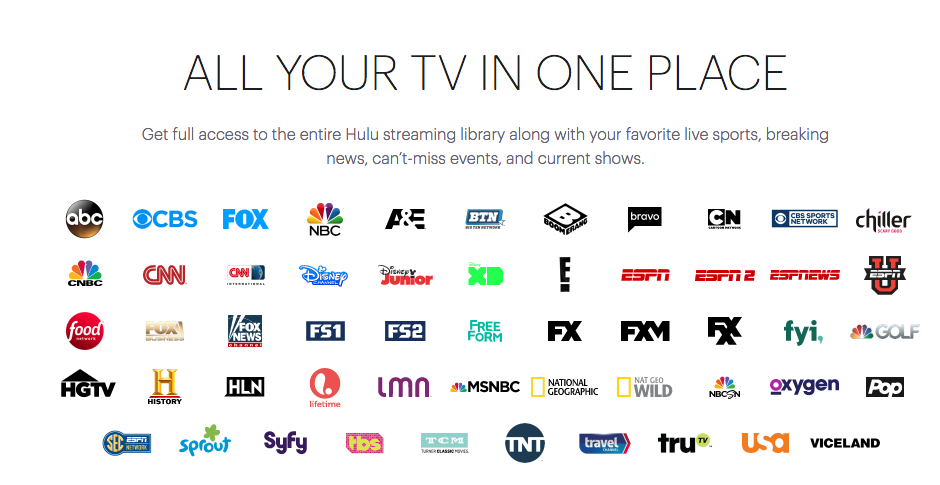 Networks on Hulu