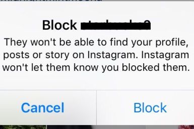 block instagram