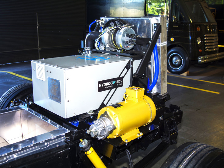 UPS hydrogen fuel-cell delivery truck.