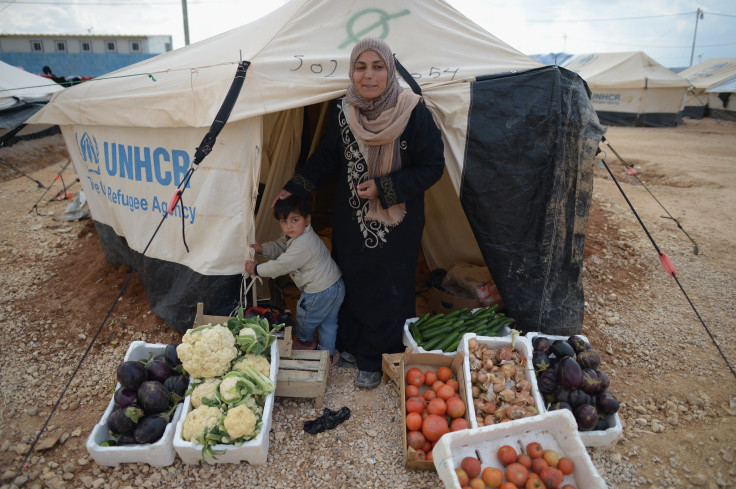 Syrian woman at Za’atari refugee camp in Jordan