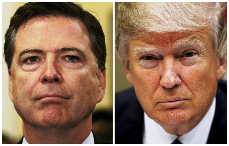 James Comey and Donald Trump