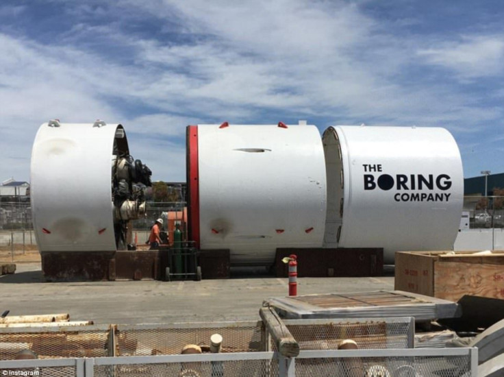 godot elon musk boring tunnel