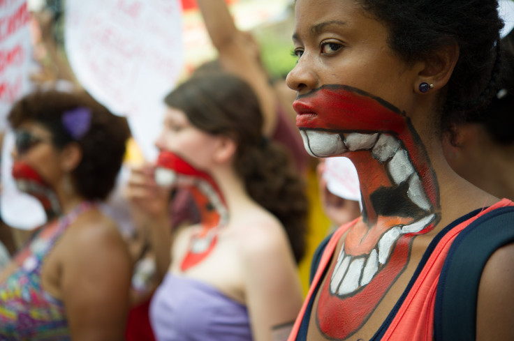 domestic violence protest