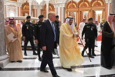 Donald Trump and Saudi King Salman