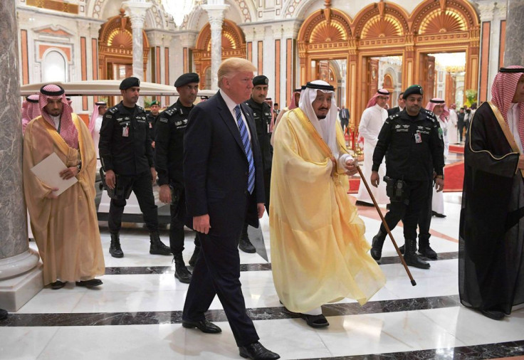 Donald Trump and Saudi King Salman