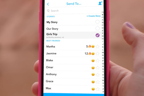 Snapchat custom story