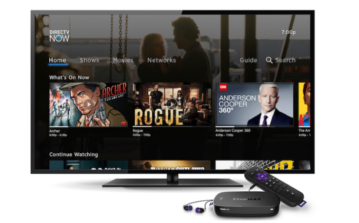 directv now roku