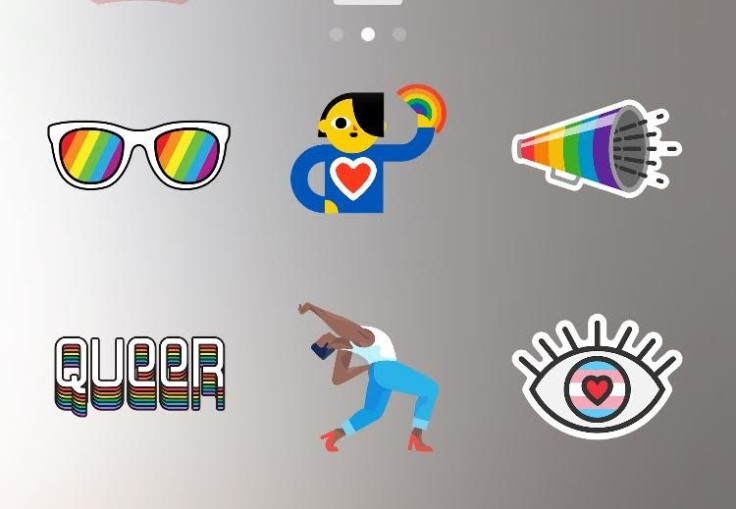 instagram pride stickers