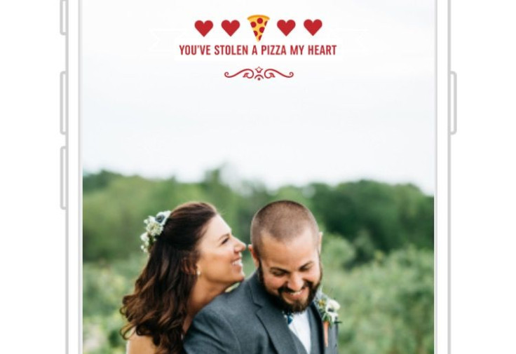 snapchat dominos wedding