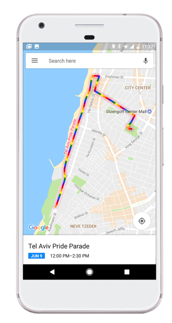 google maps pride photo