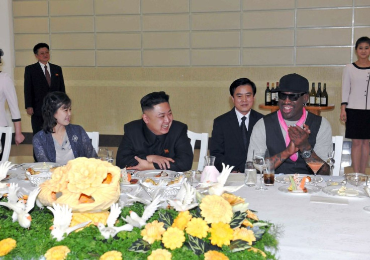 Kim Jong Un and Dennis Rodman
