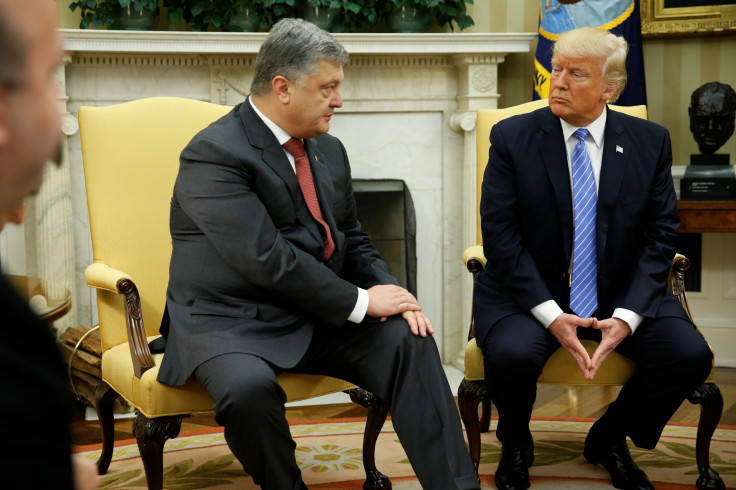 Poroshenko and Trump 