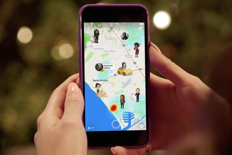 Snap Map horizontal still