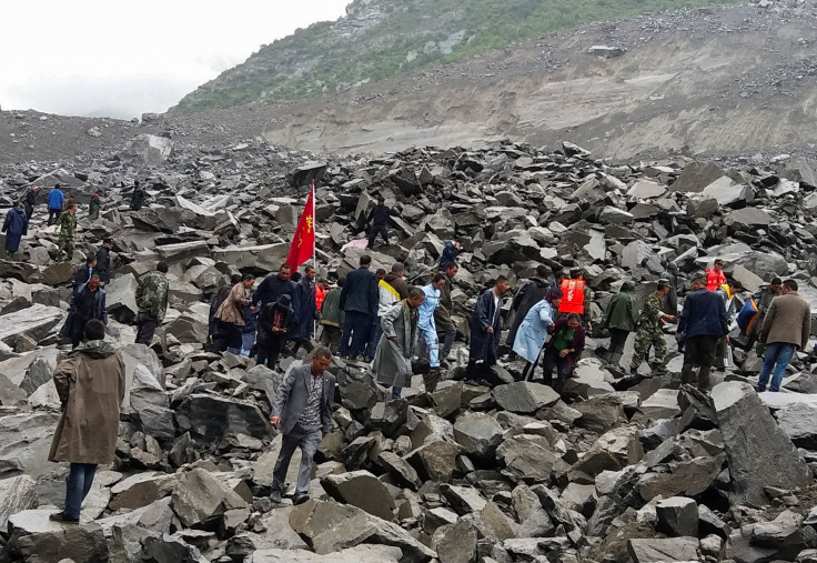 China landslide