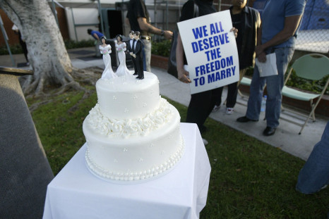 Same-sex wedding cake