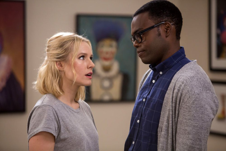 Kristen Bell as Eleanor, William Jackson Harper as Chidi