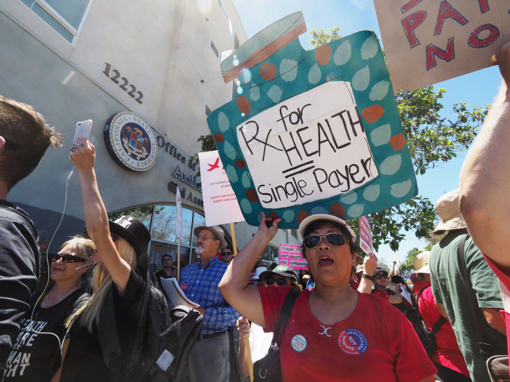 Healthcare protest