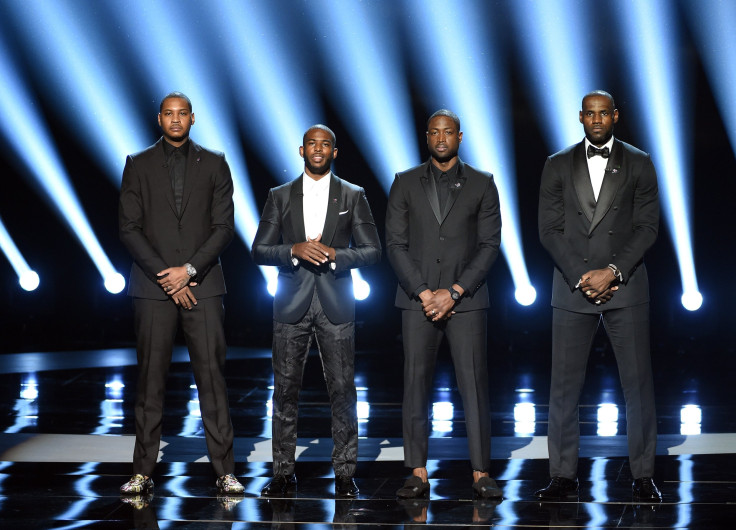 Carmelo Anthony Chris Paul Dwyane Wade LeBron James