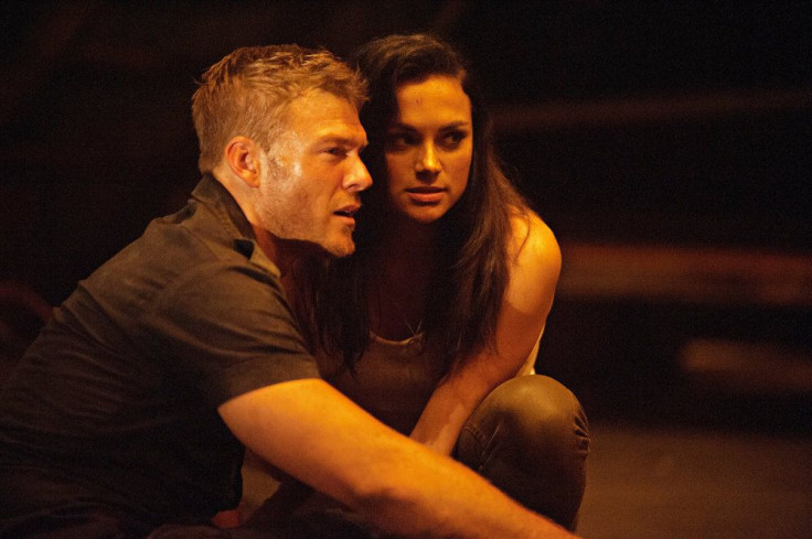 Alan Ritchson as Arthur and Christina Ochoa as Grace