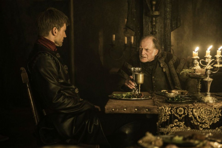 Jaime Lannister and Walder Frey on "Game of Thrones"