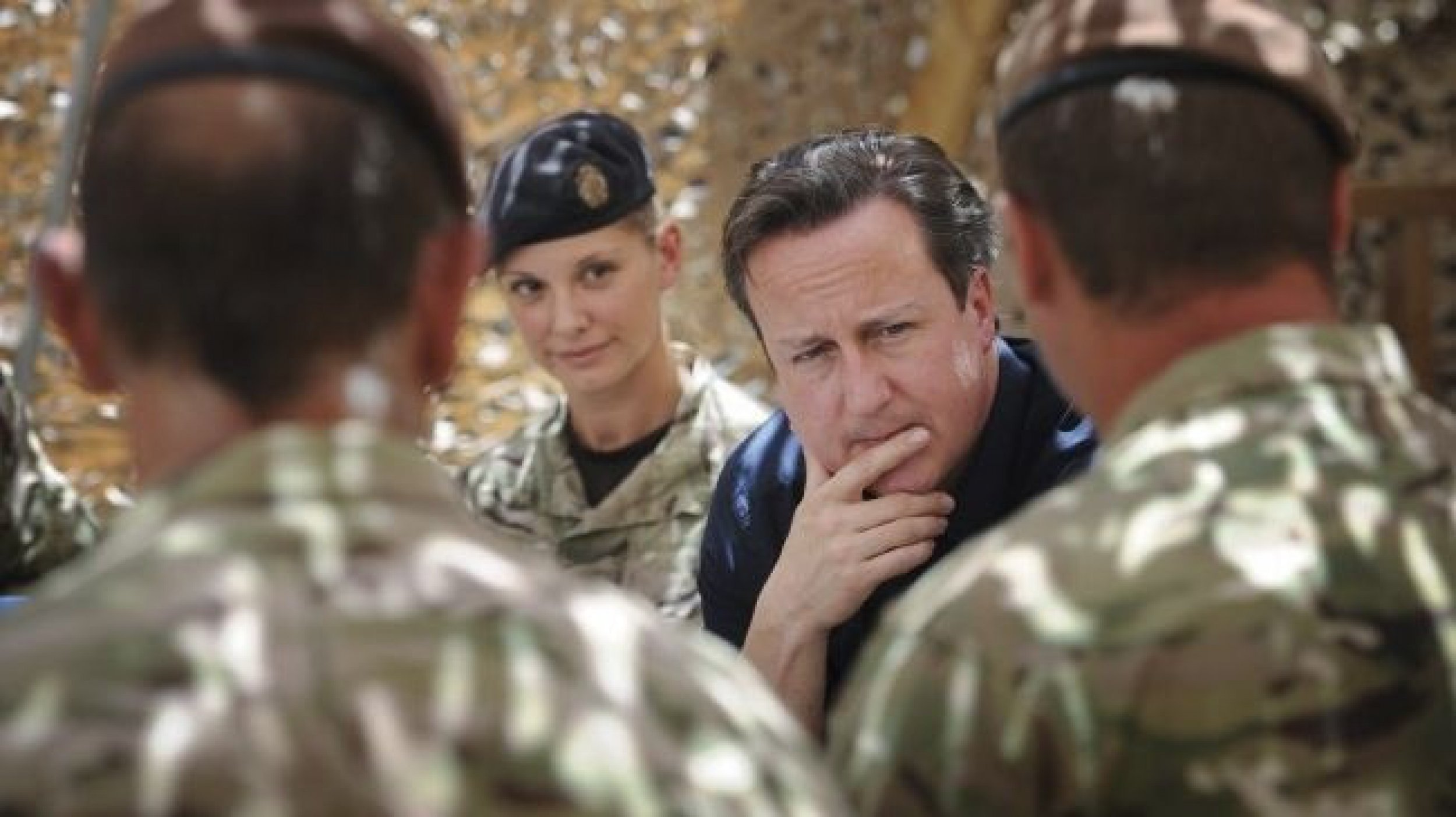 UKs David Cameron Makes Surprise Visit to Afghanistan