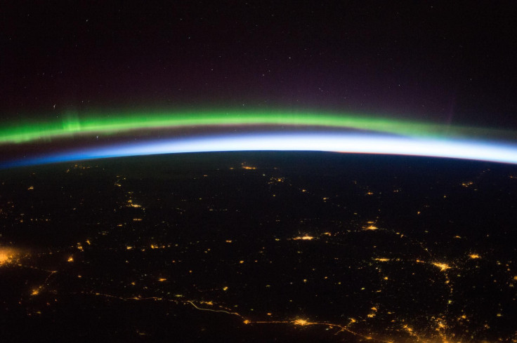 Northern lights iss 2