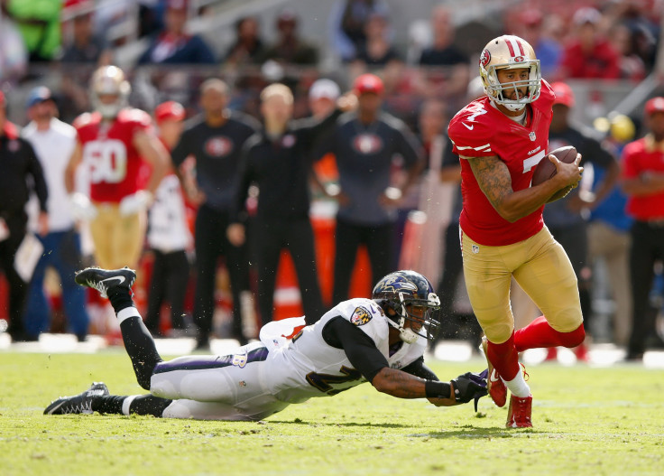 Colin Kaepernick 49ers Ravens