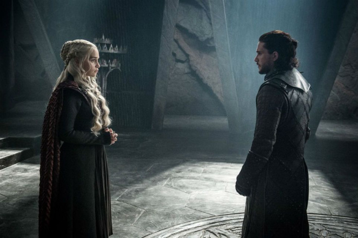 Daenerys and Jon on "Game of Thrones"  