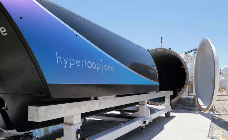 hyperloop one pod test