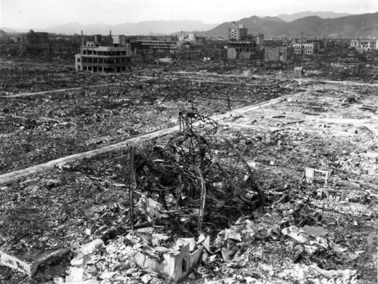 Aftermath of Nagasaki bombing