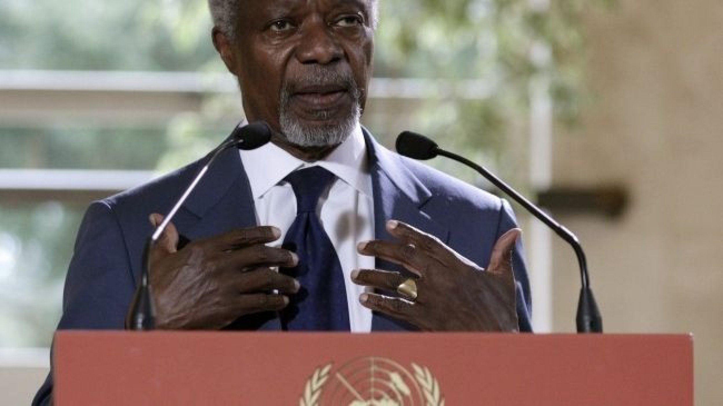 Kofi Annan World Must Prevent Civil War in Syria