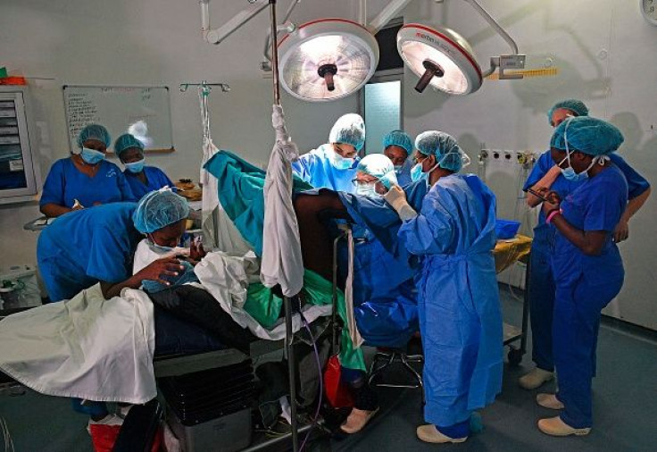 Health Surgery on Woman in Kenya 